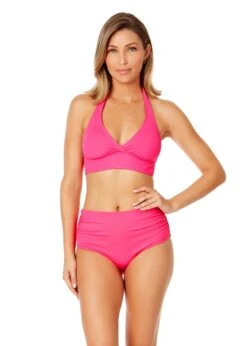 Women's Live In Color Halter Bikini Top(Womens Live In Color Halter Bikini Top 2)