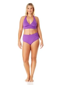 Women's Live In Color Halter Bikini Top(Womens Live In Color Halter Bikini Top 3) -ANNE COLE Shop MYMT10001 PUHR MYMB36001 PUHR L10 1373