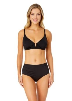 Women's Live In Color V Wire Underwire Bikini Top(Womens Live In Color V Wire Underwire Bikini Top 3)