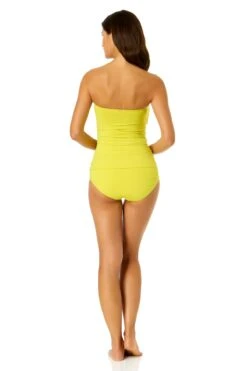 Women's Live In Color Twist Front Bandeaukini Swim Top(Womens Live In Color Twist Front Bandeaukini Swim Top 6) 15 Women's Live In Color Twist Front Bandeaukini Swim Top(Womens Live In Color Twist Front Bandeaukini Swim Top 6) -ANNE COLE Shop MYMT25001 MYMB36001 CTRN 974