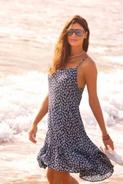 Women's Shibori Geo Meadow Bouquet A Line Dress Swimsuit Cover Up(Womens Shibori Geo Meadow Bouquet A Line Dress Swimsuit Cover Up) 8 Women's Shibori Geo Meadow Bouquet A Line Dress Swimsuit Cover Up(Womens Shibori Geo Meadow Bouquet A Line Dress Swimsuit Cover Up) -ANNE COLE Shop sgpcu