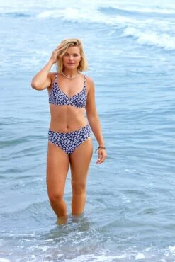 Women's Shibori Geo V Wire Underwire Bikini Swim Top(Womens Shibori Geo V Wire Underwire Bikini Swim Top) -ANNE COLE Shop uwsbg2